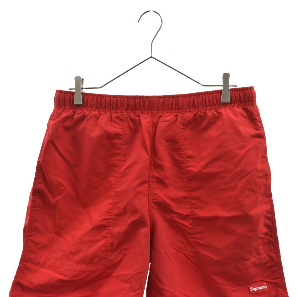 SUPREME (シュプリーム) Nylon Water Short スモールボックスロゴナイロンウォーターショーツ レッド ショートパンツ -  メルカリ