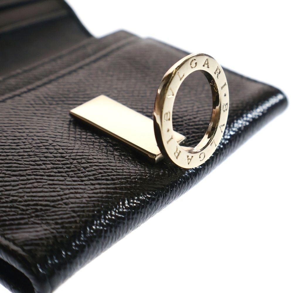 BVLGARI (ブルガリ) オーバルロゴ 割引 レザーカードケース