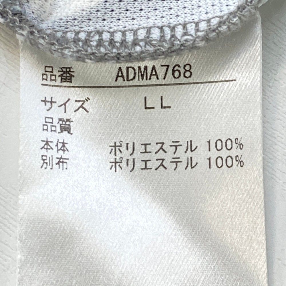 サイズ：LL ADMIRAL アドミラル 半袖ポロシャツ グレー系