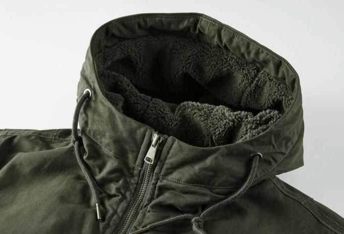 裏フリース ミリタリージャケット 新品?メンズ スタジアム