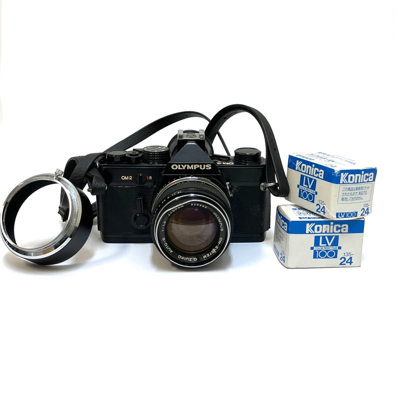 オリンパス OLYMPUS フィルムカメラ OM-2 セット