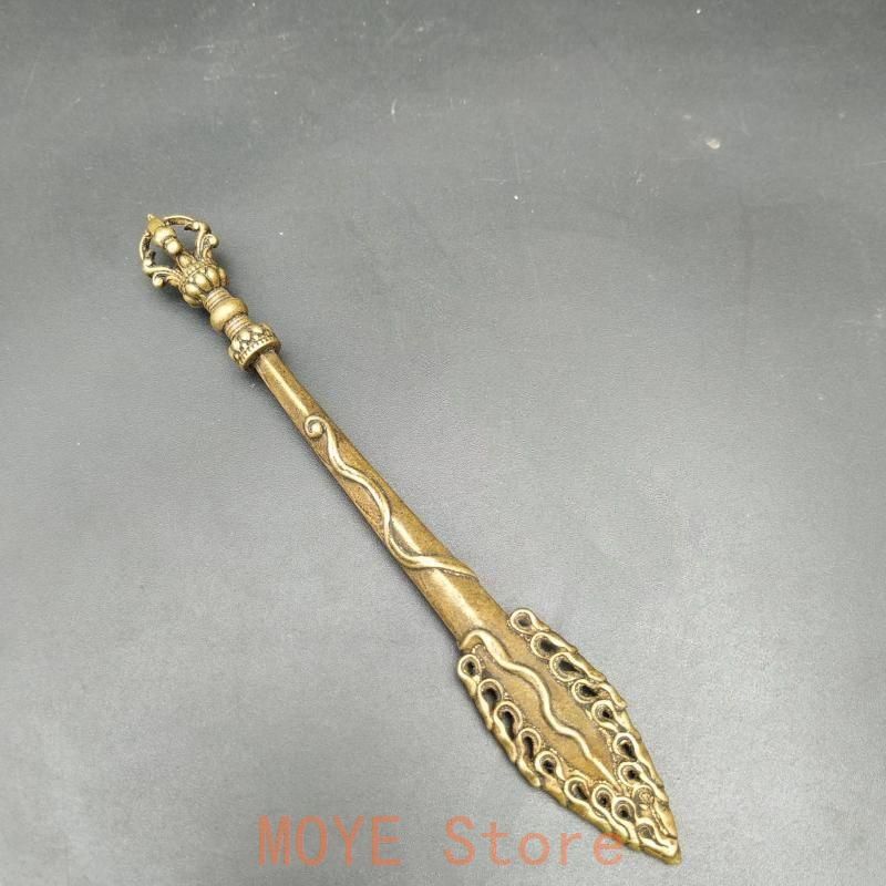 銅 細工法器 文殊剣 降魔剣 智慧剣 金剛杵 銅剣 辟邪開運風水