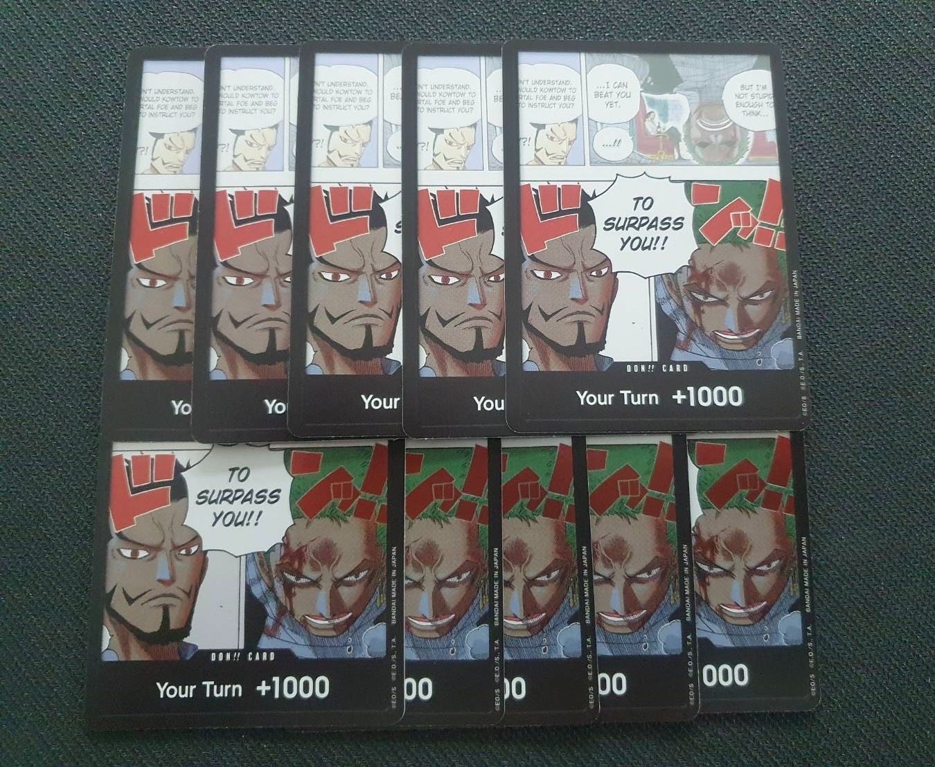 英語版ドン！カード ゾロ&ミホーク 10枚セット