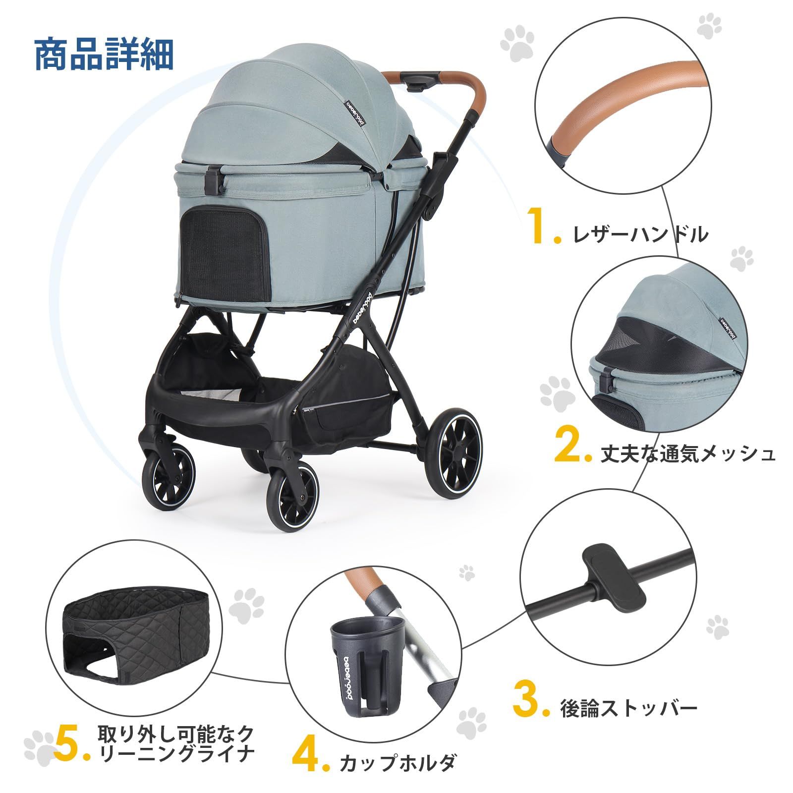 4輪 前輪360°回転