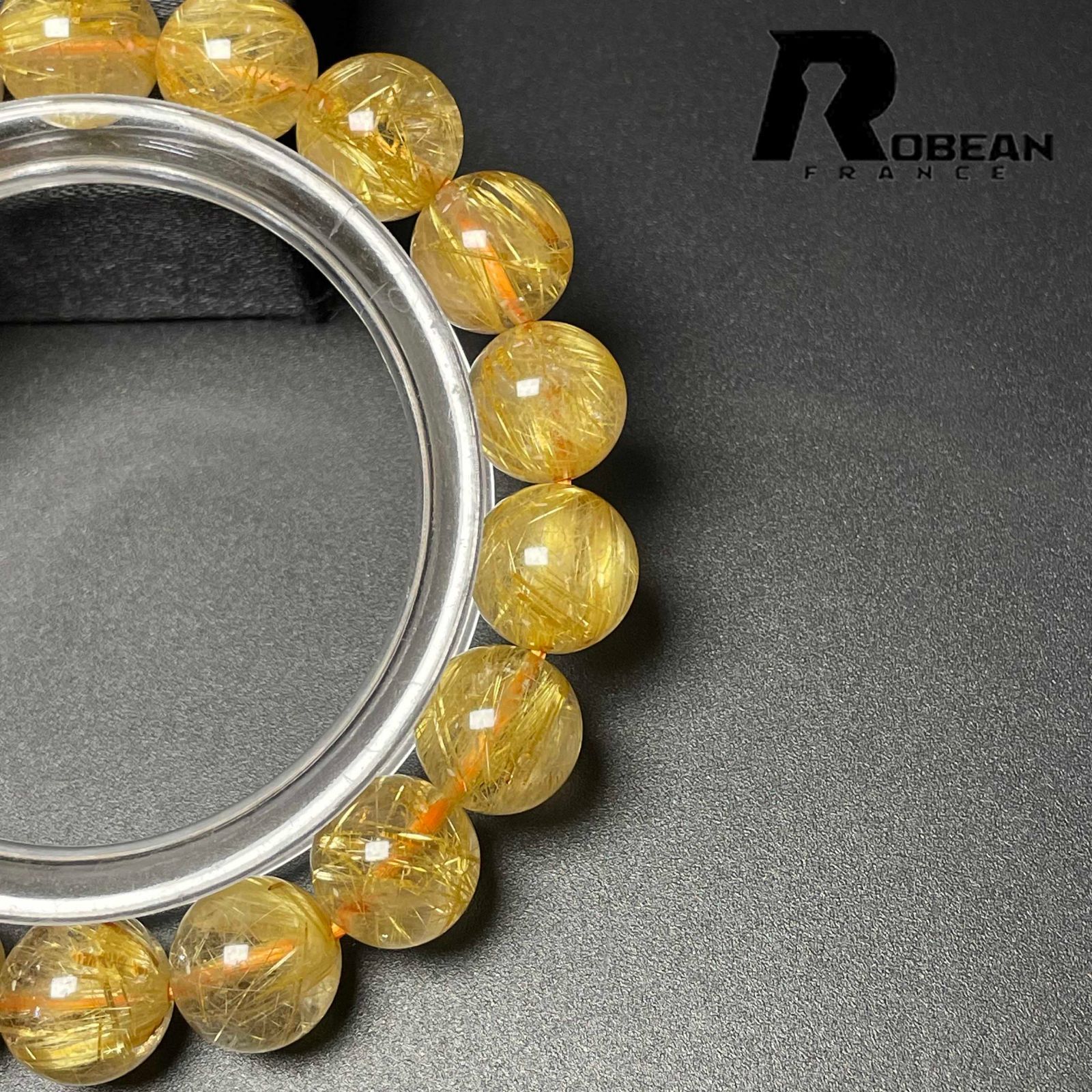 一点限り】 上品 EU製 ☆ROBEAN・極!極満針ルチルクォーツ 