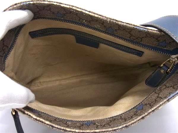 美品 GUCCI グッチ GGスプリーム　ベルト　PVC GUCCI グッチ ショルダーバッグ GGスプリーム スタープリント