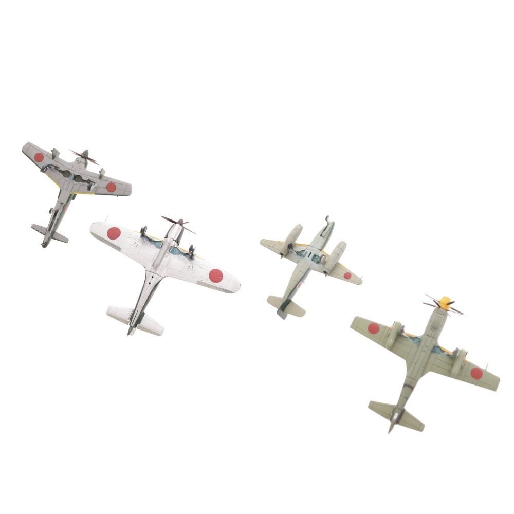 □ エフトイズ プラモデル 1/144 完成品 試作戦闘機コレクション 4点