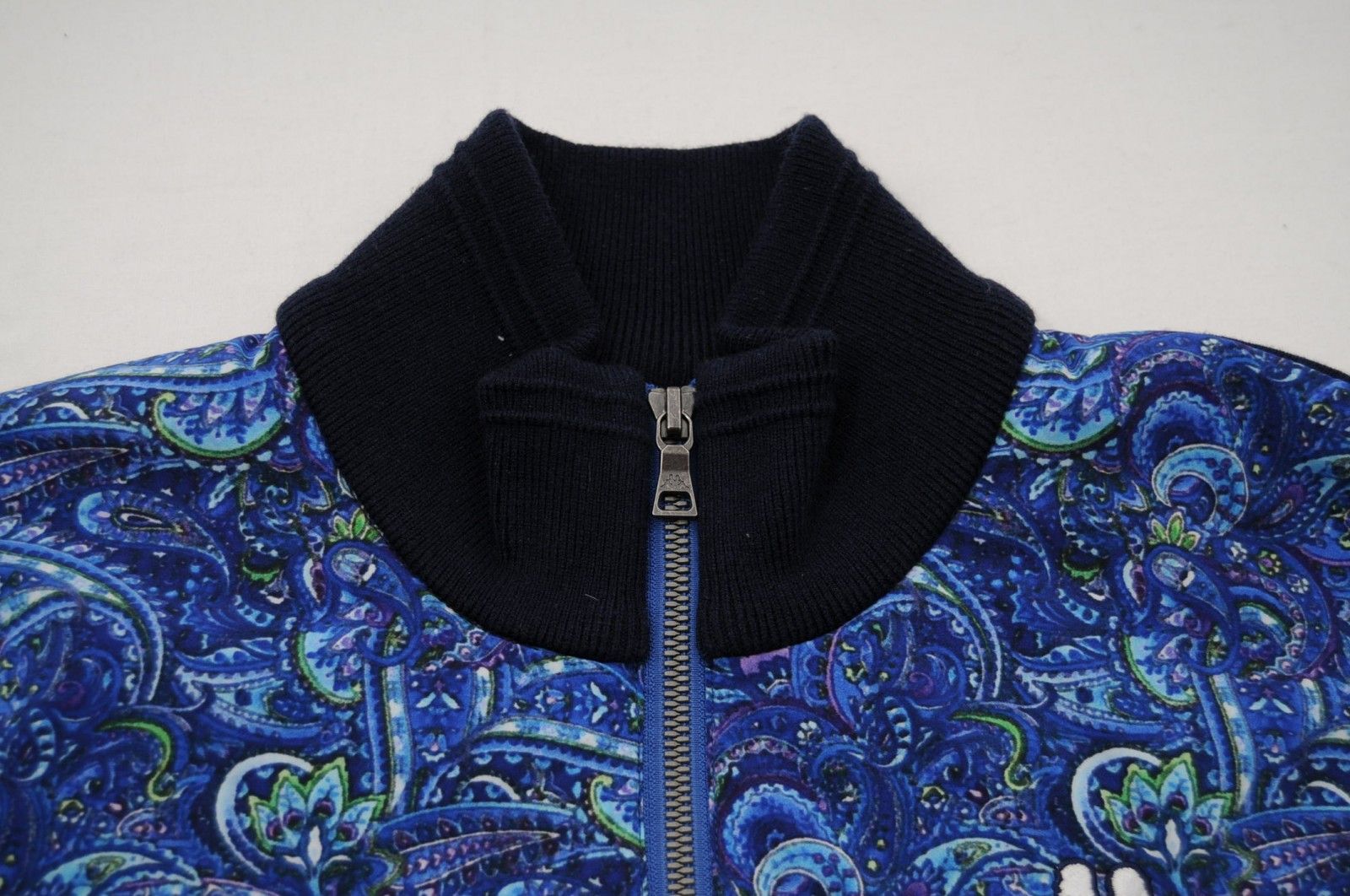 Kappa - coco 中古 カッパゴルフ KAPPA GOLF メンズ ニットアウター M ニット 紺×青 長袖ダブルジップジャケット ペイズリー柄 Kappa - coco 中古 カッパゴルフ KAPPA GOLF メンズ ニット