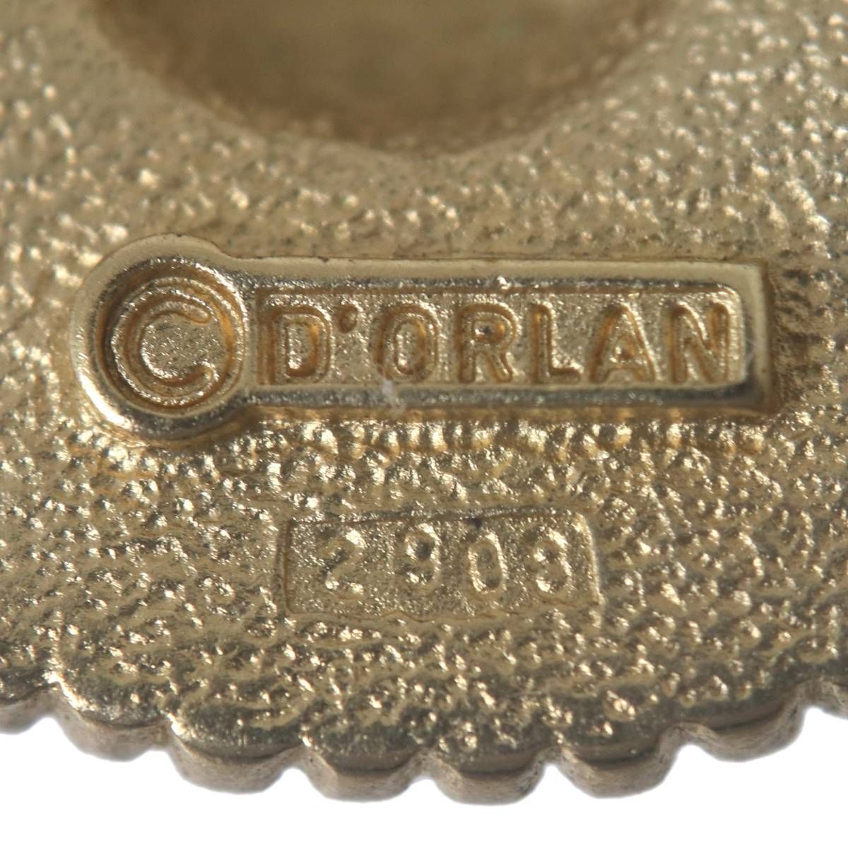 激レア　D'ORLAN ネックレス　艶消しゴールド　エジプト　カルトゥーシュ D'ORLAN ドーラン ハゲワシ 禿鷲 エジプト 守護女神ネクベ
