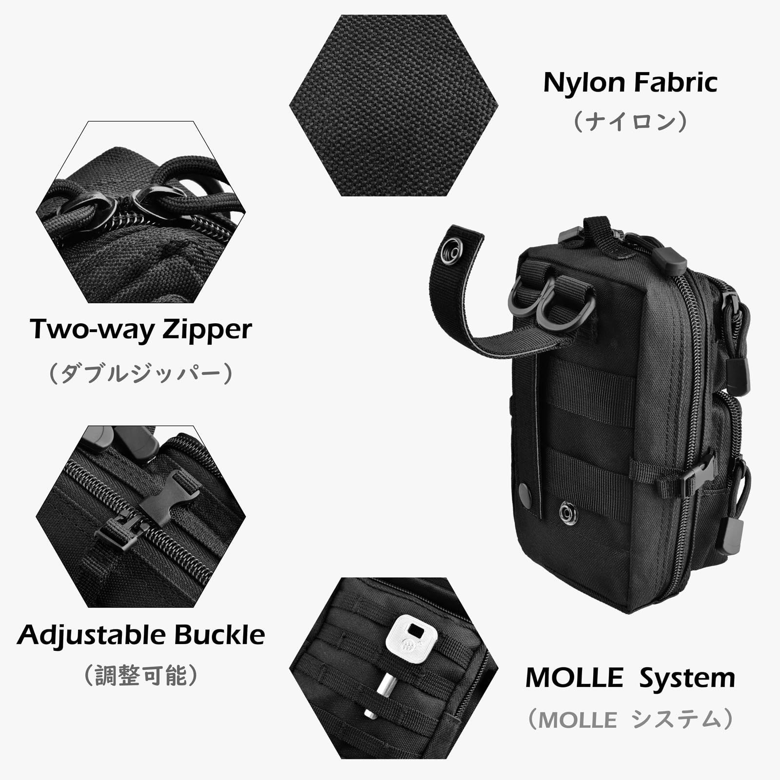 メディカルポーチ MOLLEシステム 緊急ポーチ ファーストエイドキット サバゲー EDCポーチ 救急バッチ TRIWONDER 収納ポーチ  ツールバッグ 登山 防災 戦術用