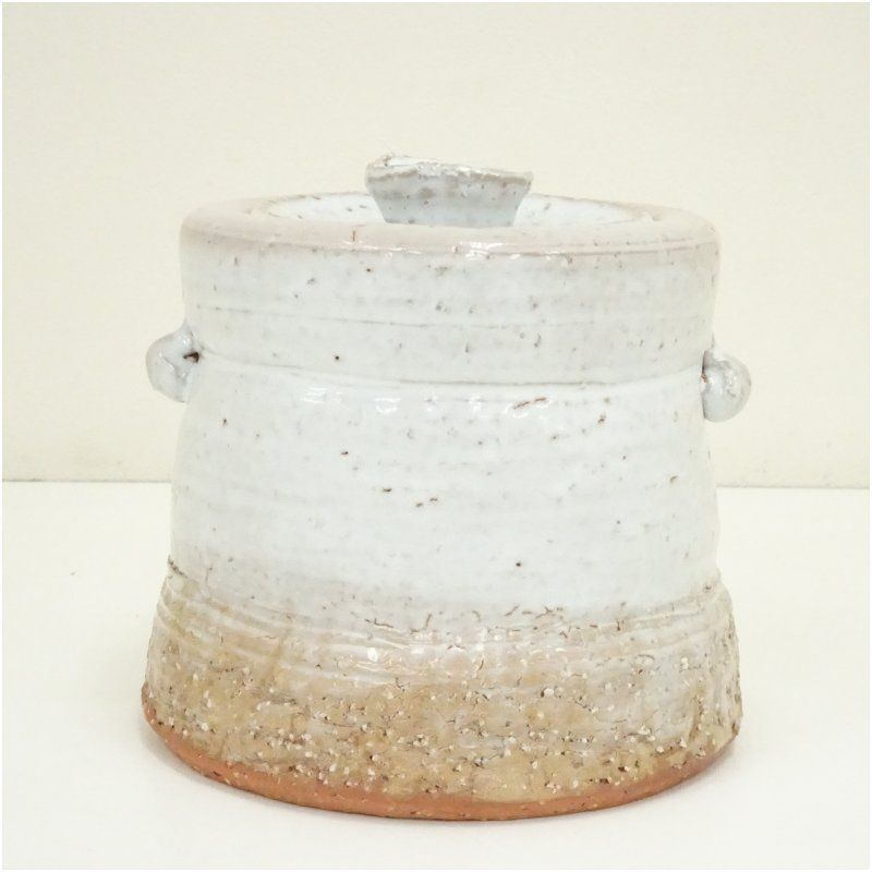 萩焼 郷川窯 永岡定夫造 水指 共箱 水指し 茶道 茶道具 おしゃれ 水差し 抹茶 インテリア 茶器 水器 お茶 骨董 茶会