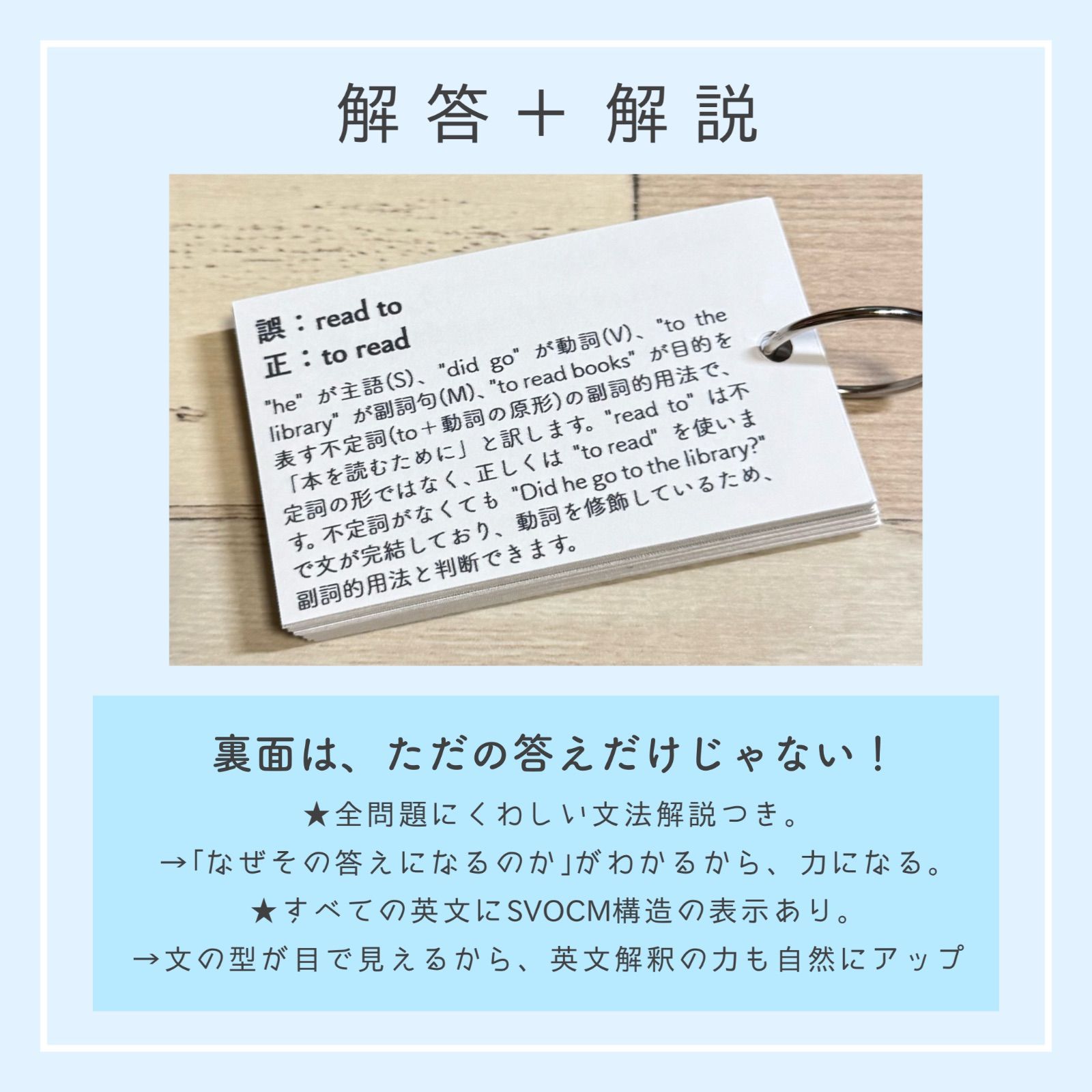【全学年フルパッケージ】単元別英文法カード　中学生　テスト　復習　予習　参考書 全学年フルパッケージ】単元別英文法カード 中学生 テスト 復習 予習