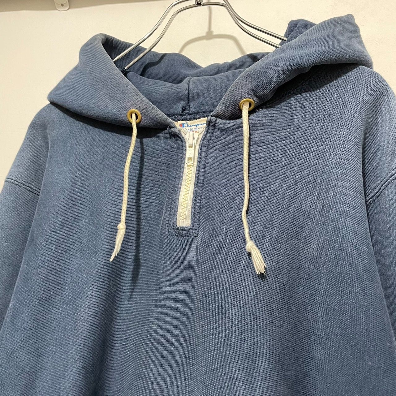 80s 目無し トリコタグ CHAMPION HALF ZIP PARKA  USA製 UT-24-091702