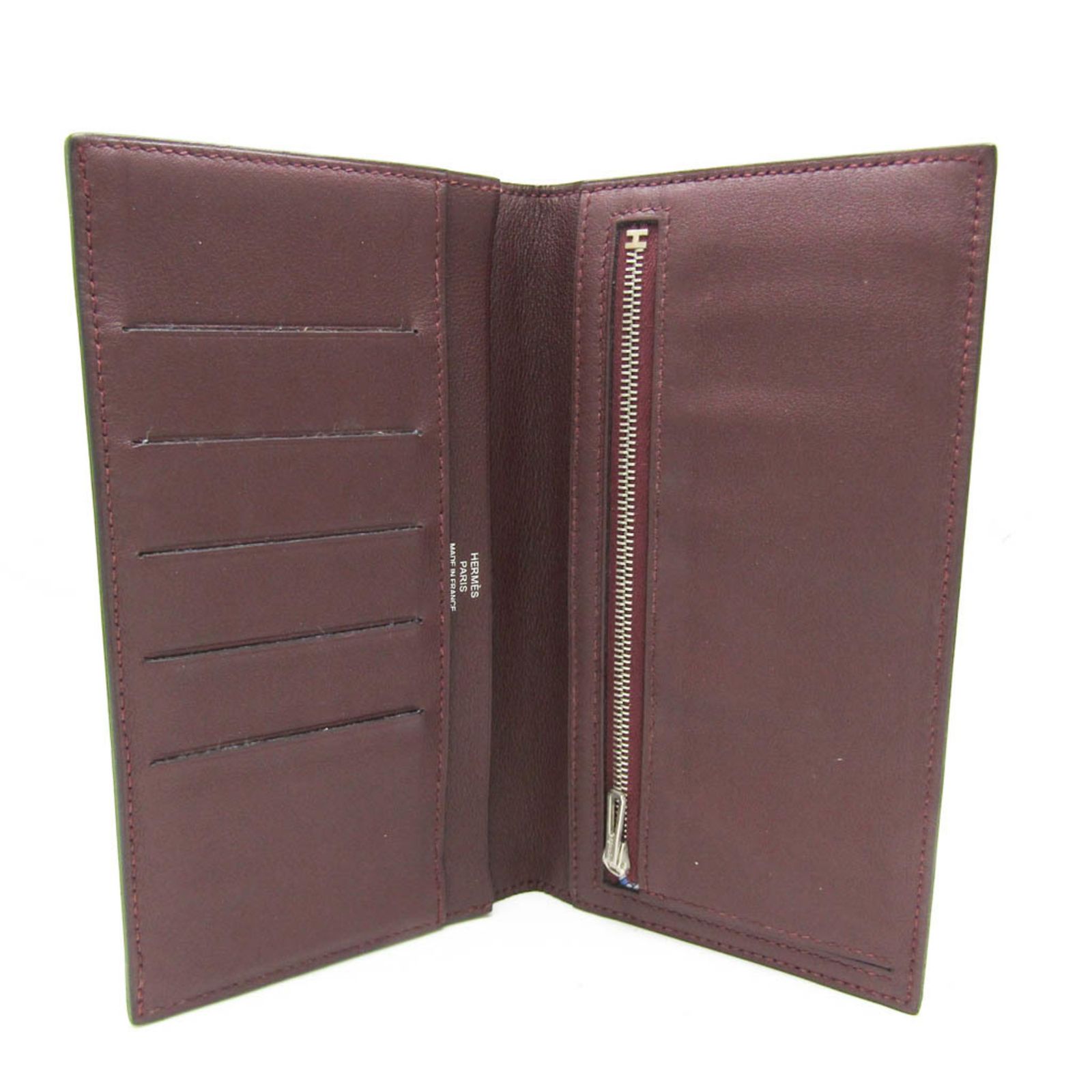 エルメス(Hermes) シチズンツイル ロング シルクイン メンズ レザー  