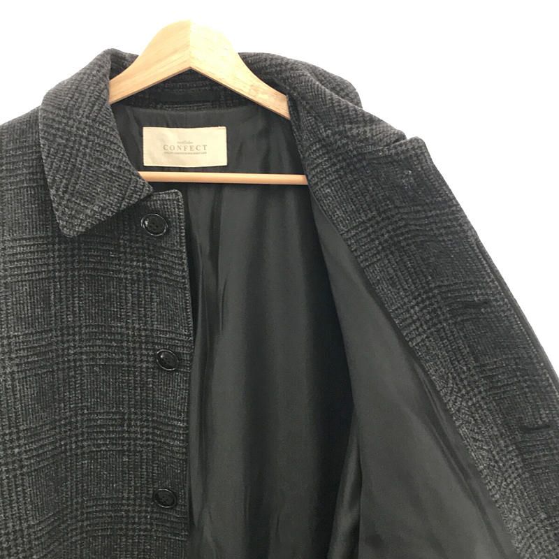 nest robe CONFECT / ネストローブコンフェクト | ウールブレンド ステンカラーコート | 3 | ダークグレー | メンズ nest robe CONFECT / ネストローブコンフェクト | ウールブレンド
