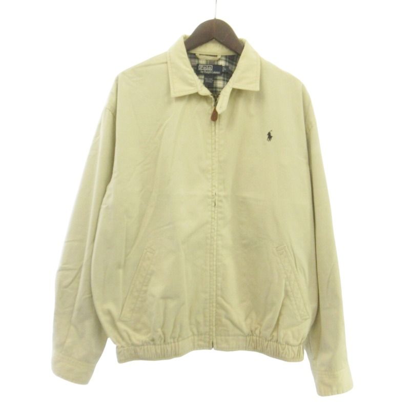 Polo by Ralph Lauren ベージュ ブルゾン　L ポロ バイ ラルフローレン Polo by Ralph Lauren スィングトップ