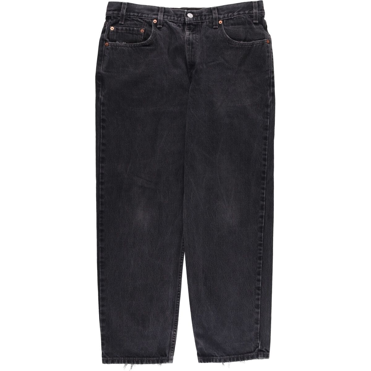 古着 90年代 リーバイス Levi s 550-0260 RELAXED FIT ブラックデニム テーパードデニムパンツ メンズw35相当 evb031725