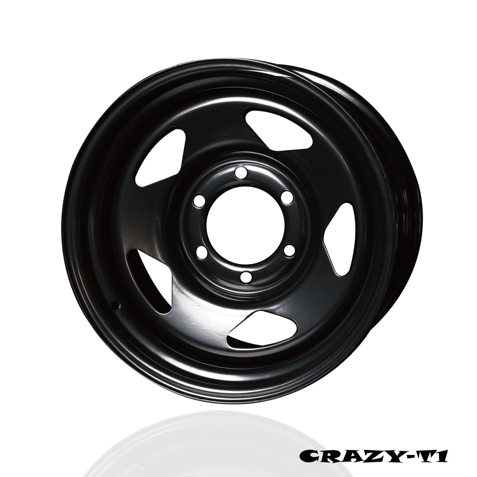 ハイエース レジアスエース 16インチ 8J +0   ホイール BK 4本