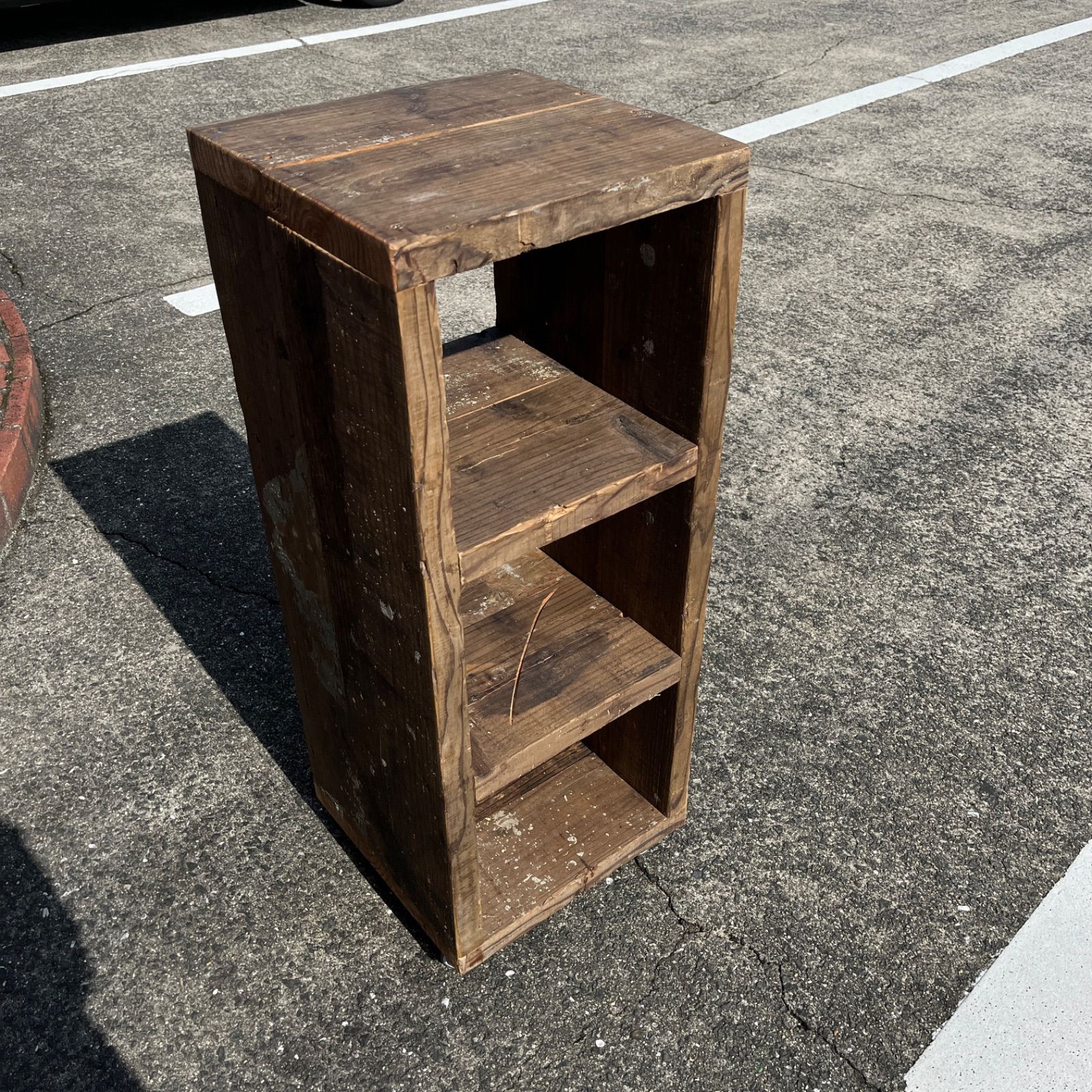 【最終値下げ】足場板古材　3段シェルフ　ハンドメイド