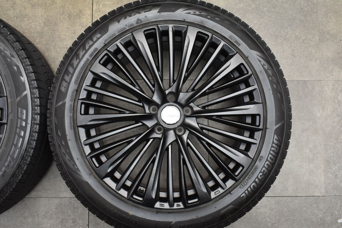 ブリザックVRX3 235/50R21 4本セット バリ溝 バリ溝】MAK FABRIK 20in 8J +27 PCD112 ブリヂストン