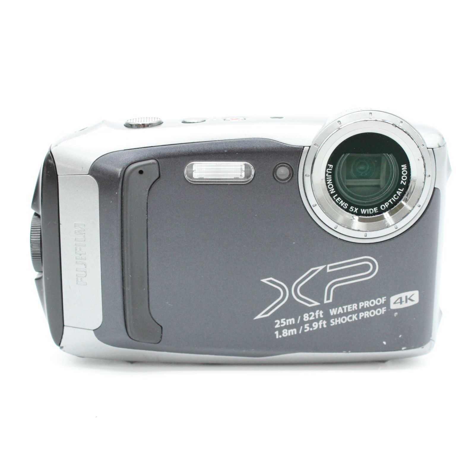 上品 FUJIFILM フジフイルム XP140 ダークシルバー 防水防塵アクションカメラ アウトドアに最適