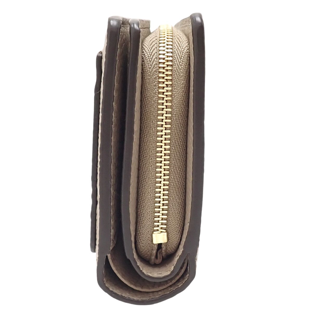 Louis Vuittonのモノグラム折り財布& コンパクトジップ2点 Louis Vuittonのモノグラム折り財布& コンパクトジップ2点