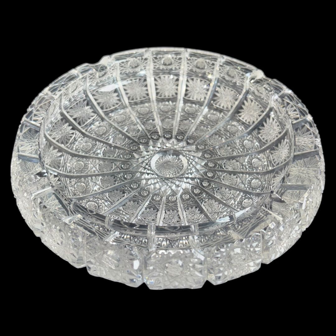 2点セット 未使用品 ボヘミアクリスタル ボヘミアガラス 500PK 灰皿 