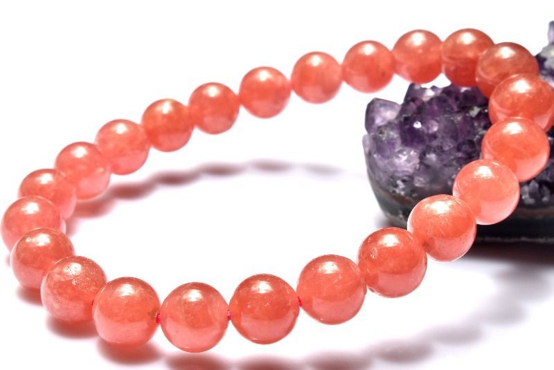１点物 AA アルゼンチン産 インカローズ 8mm ブレスレット パワーストーン 天然石 _MA8799 NEXPOTALLINN_EU
