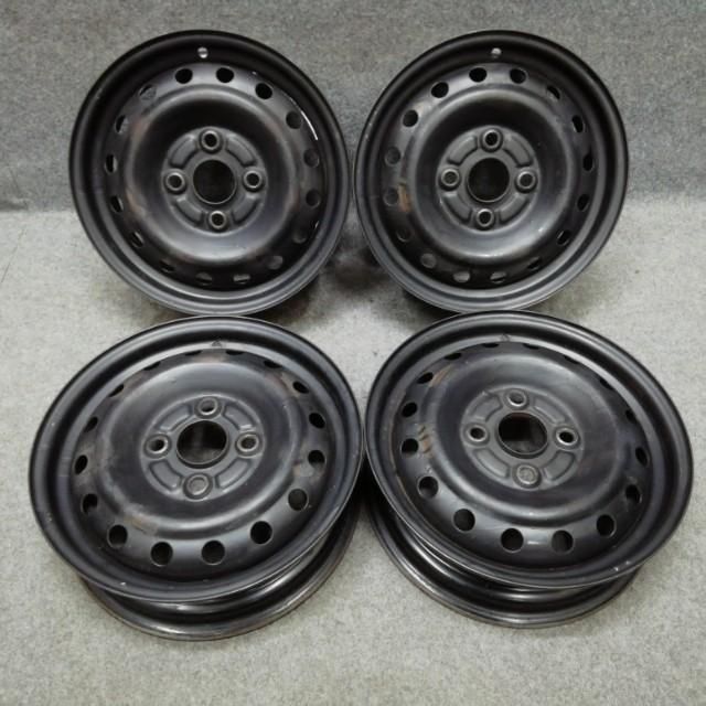 ダイハツ 純正 スチールホイール 黒鉄チン 13×4.00B PCD100 40 ハブ径54Φ 4本 スズキ アゲトラ アゲバン 101918