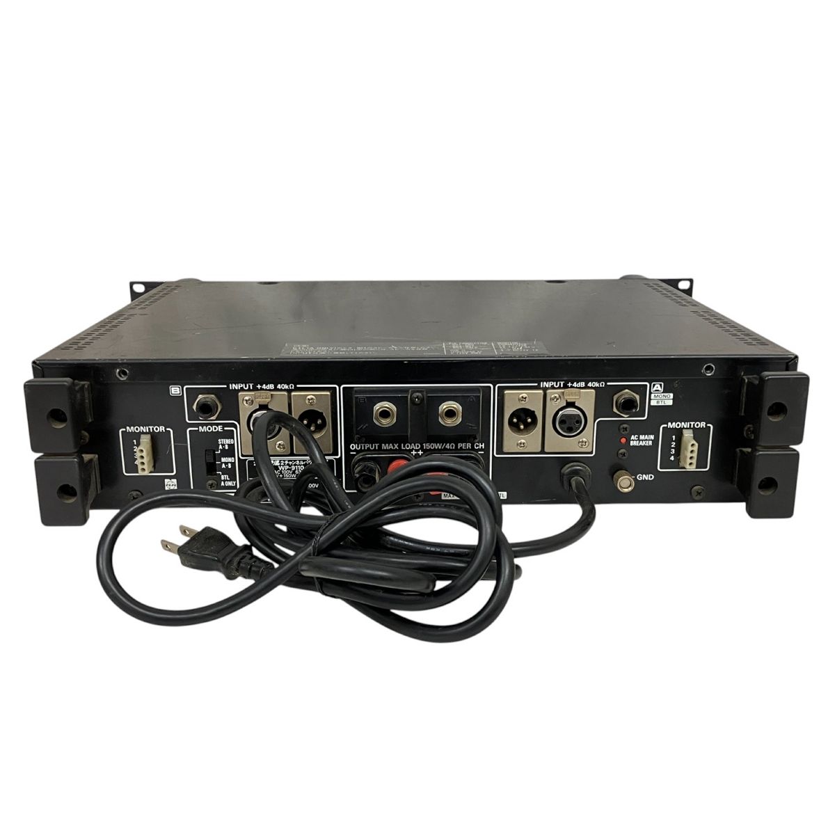 National RAMSA WP-9110 パワーアンプ 2ch 音響機器 ジャンク