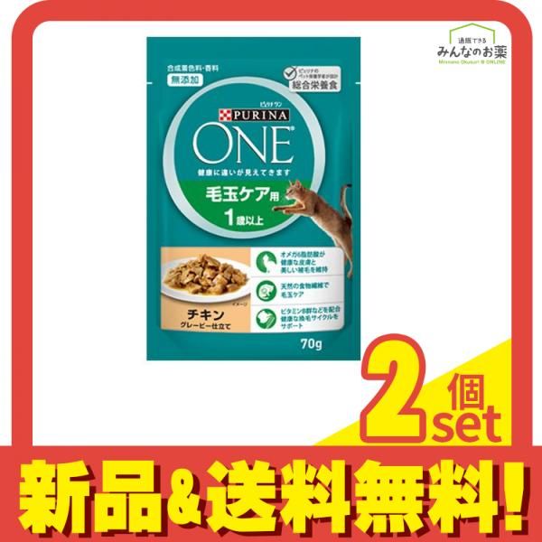 ピュリナ ワン キャット パウチ 猫 毛玉ケア用 1歳以上 チキン