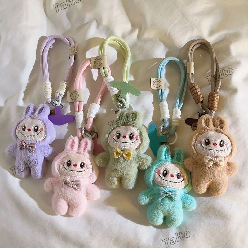 ラブブ ぬいぐるみキーホルダー ラブブ風 ぬいぐるみストラップ スマホストラップ 携帯