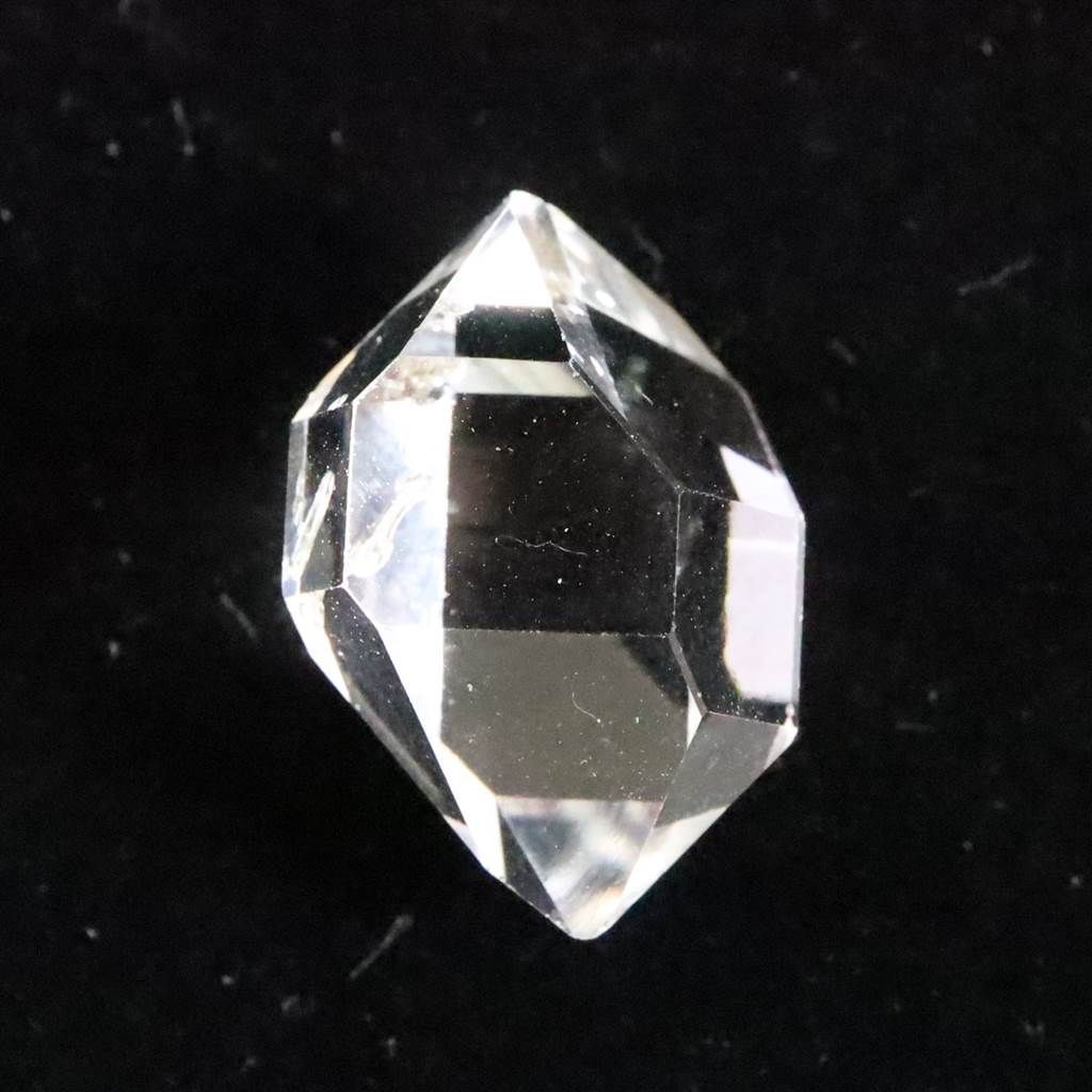 米国NY州産 ハーキマーダイヤモンド AAA+  19mm原石 結晶 2.93g 【榎本通商25709】