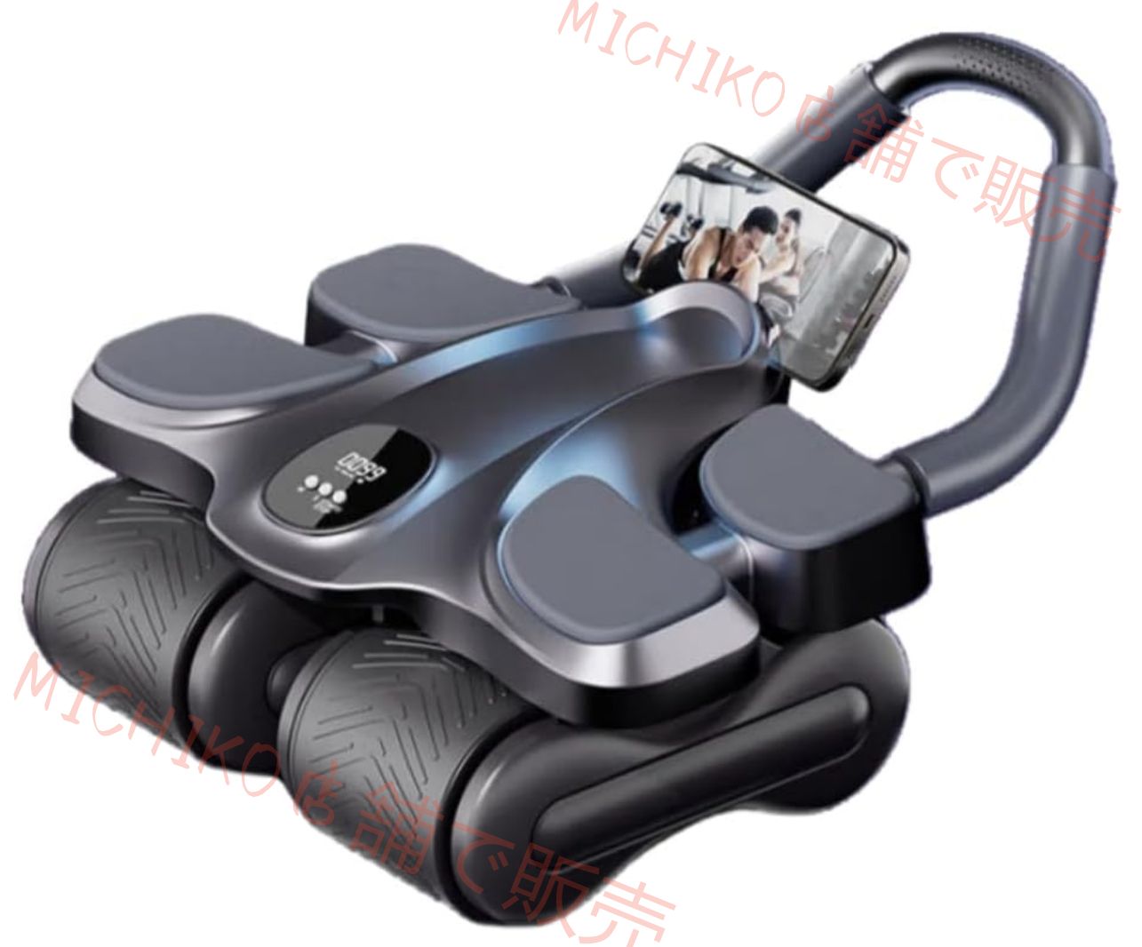 輪の腹筋エクササイズ ホイール 初心 4輪腹部フィットネスホイール 新しい自動リバウンド腹筋ツール 男性と女性用の新しい自動リバウンド腹筋ツール 初心者に最適 男性の腹筋カールおよび肘ホールドアップ