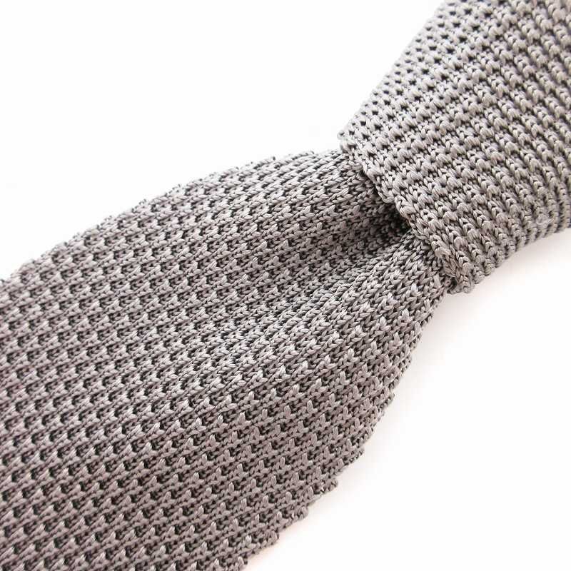 ダンヒル dunhill 美品 ニットタイ ネクタイ シルク