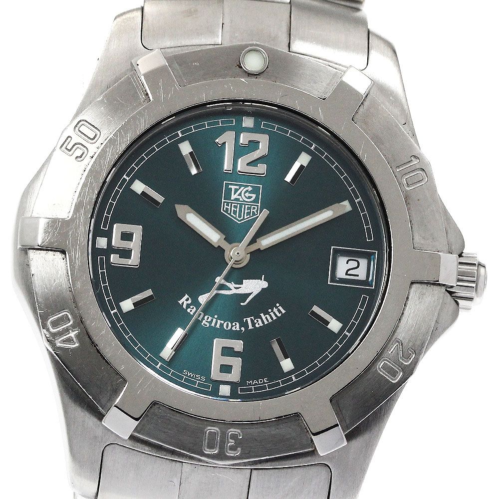 タグホイヤー TAG HEUER WN111A.BA0332 ランギロアタヒチ 世界 3000本 デイト クォーツ メンズ保証書付き_867050
