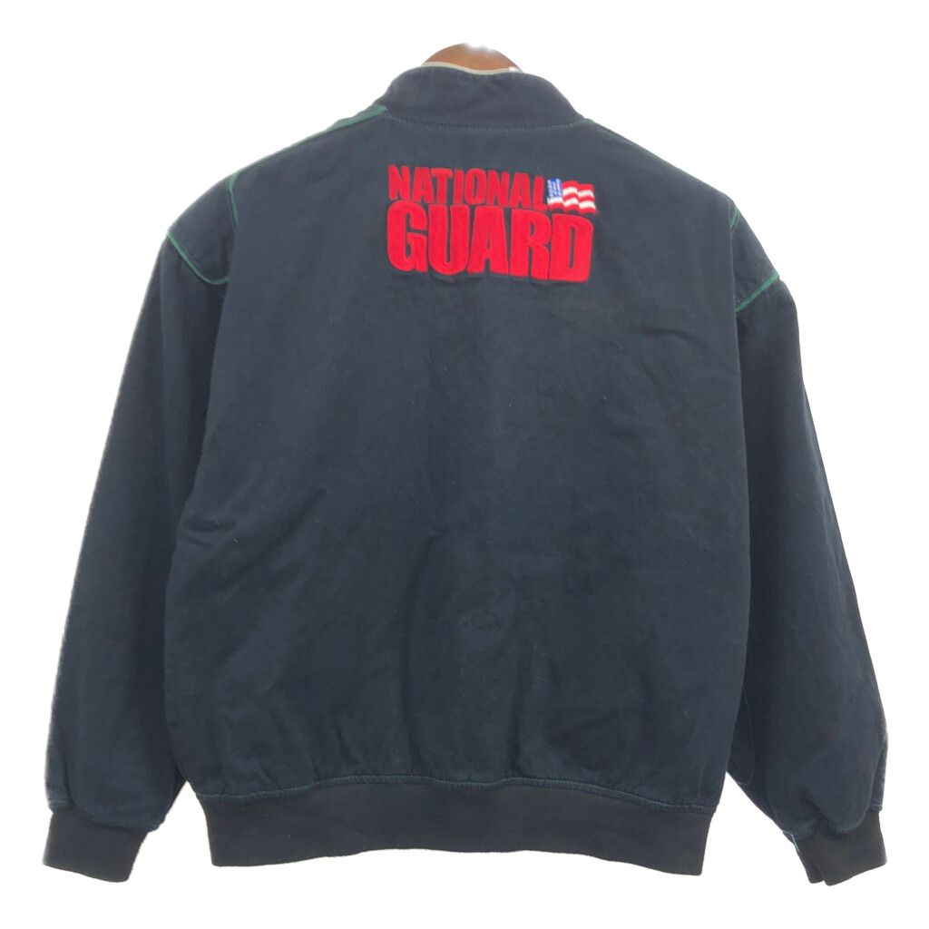 WINNER'S CIRCLE NASCAR コットンレーシングジャケット 黒×オレンジ (XL) 大きいサイズ F1798