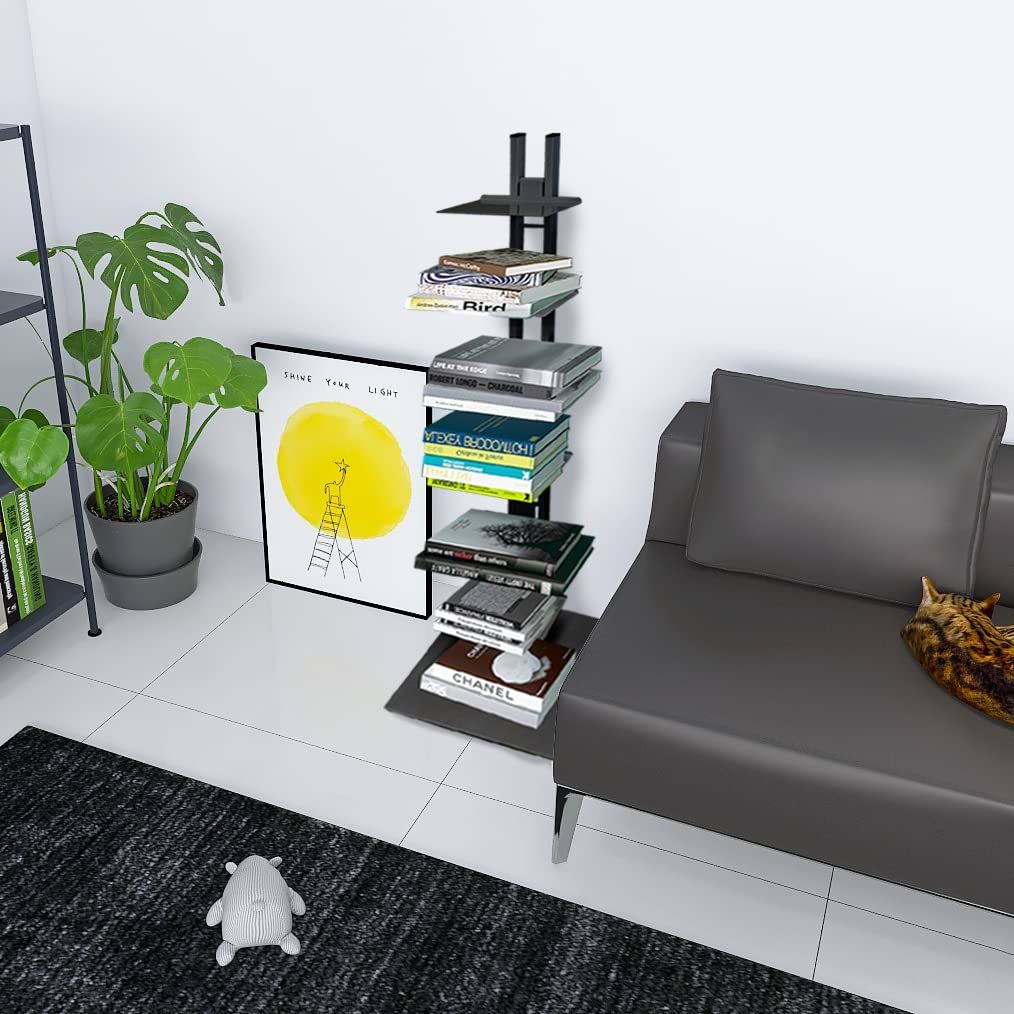 ルネセイコウ 6段 タワーシェルフ Shateau シャトー SHT-130 ブラック