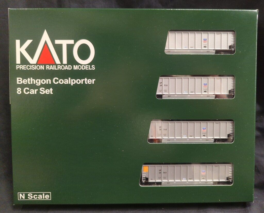 KATO USA 節約 Nゲージ Bethgon Coalporter 8両セット # 106-4631