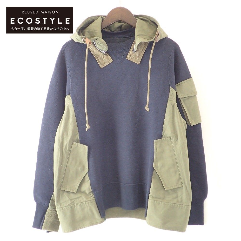 sacai サカイ 20SS THE STORESPONGE SWEAT HOODIE スポンジスウェット 