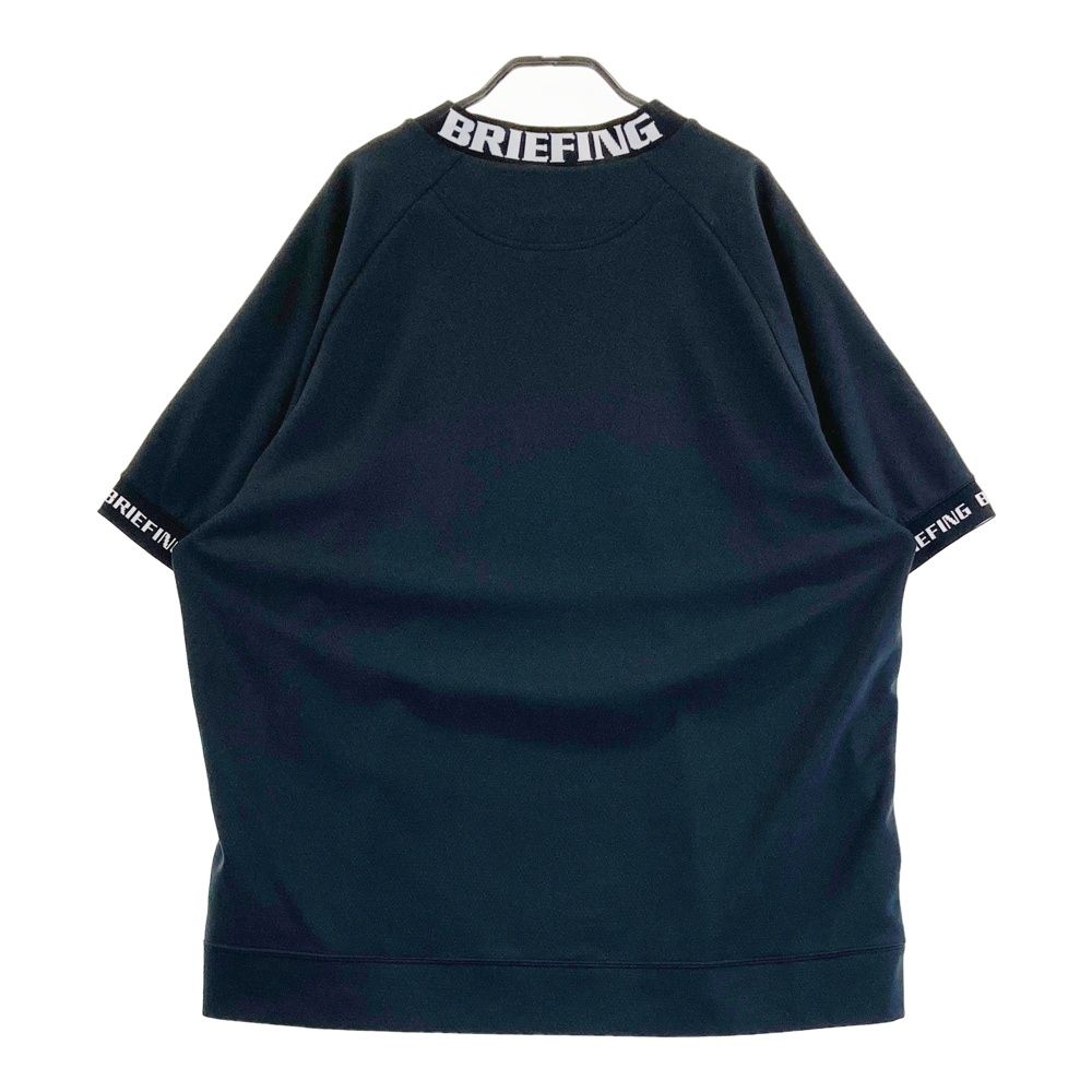 サイズ XL BRIEFING GOLF ブリーフィング 半袖モックネックTシャツ ブラック系 240101538346 ゴルフウェア メンズ ストスト