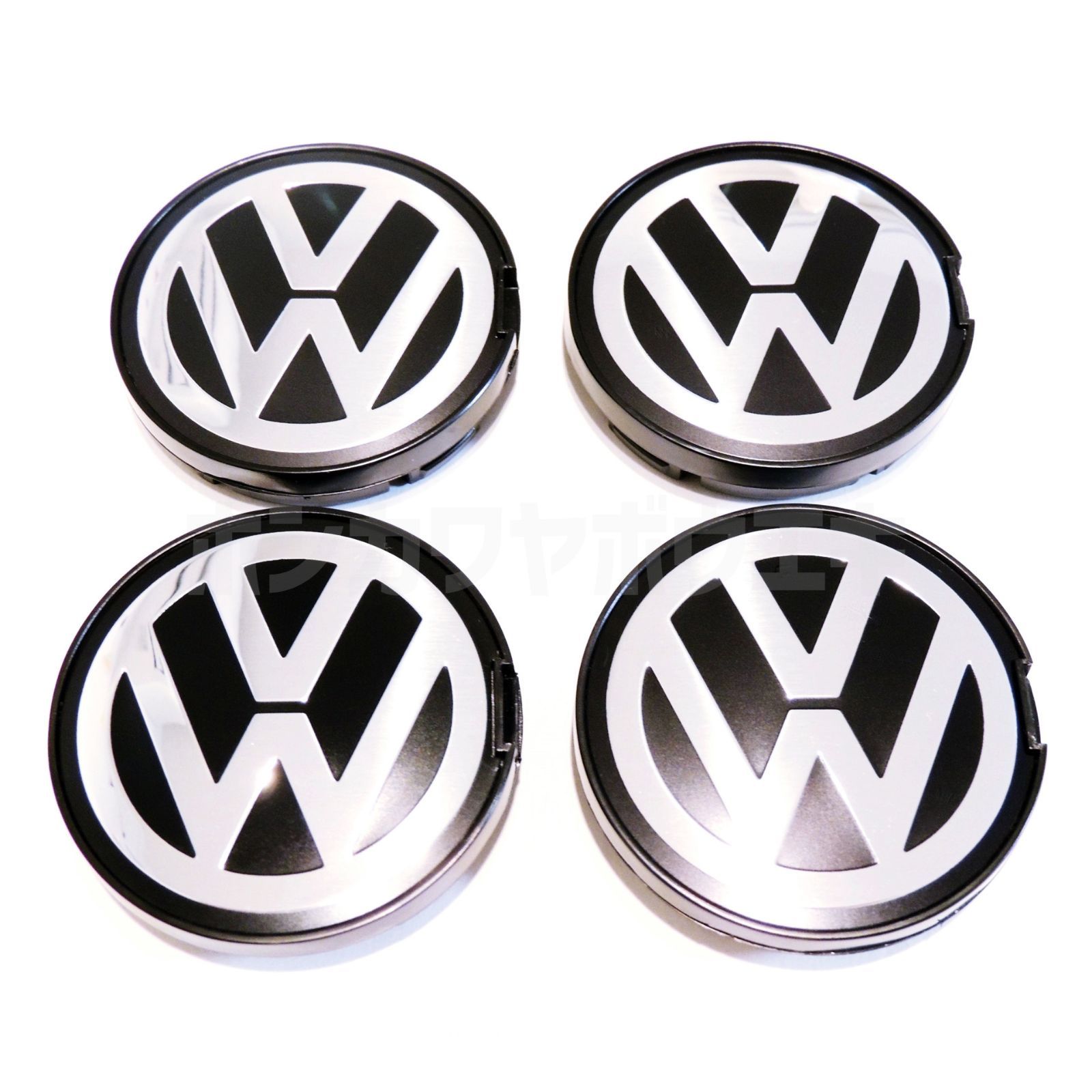 【ホシカワヤボウエキ】【4個セット】 VW 純正 ホイール センターキャップ 【6N0 601 171 BXF】 新品 56mm ...