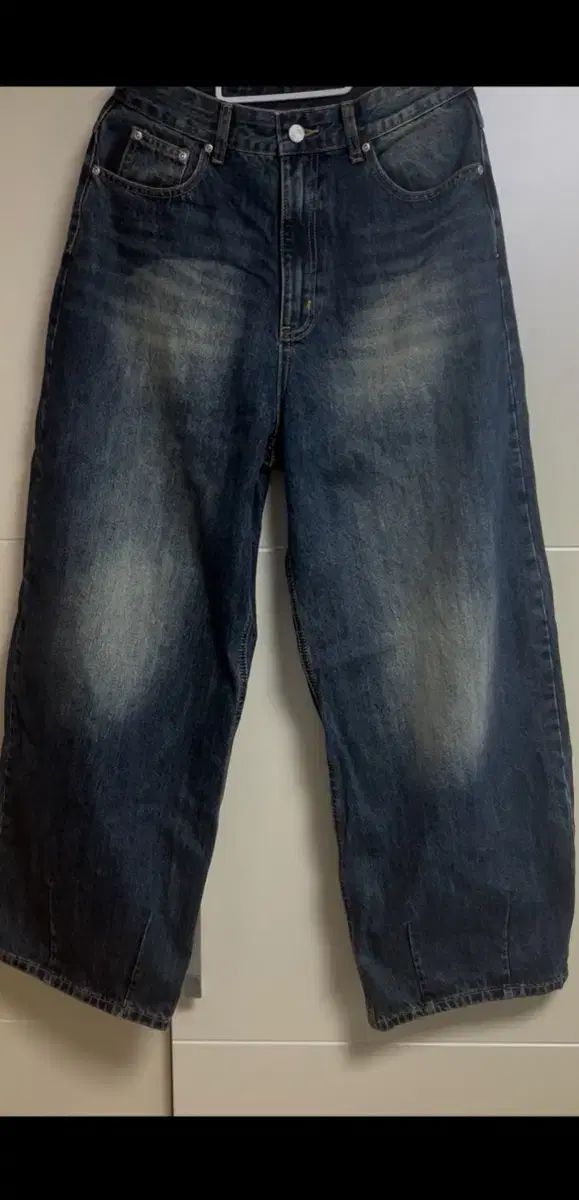 INTEMPOMOOD バルーン フィット デニム ダークブルー|s 1回着用