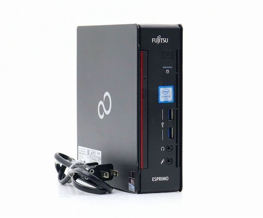 富士通 ESPRIMO Q556/M Core i5-6500T 2.50GHz 8GB 256GB(SSD) DisplayPort/DVI-D出力 DVD-ROM Windows10 Pro 64bit 中古