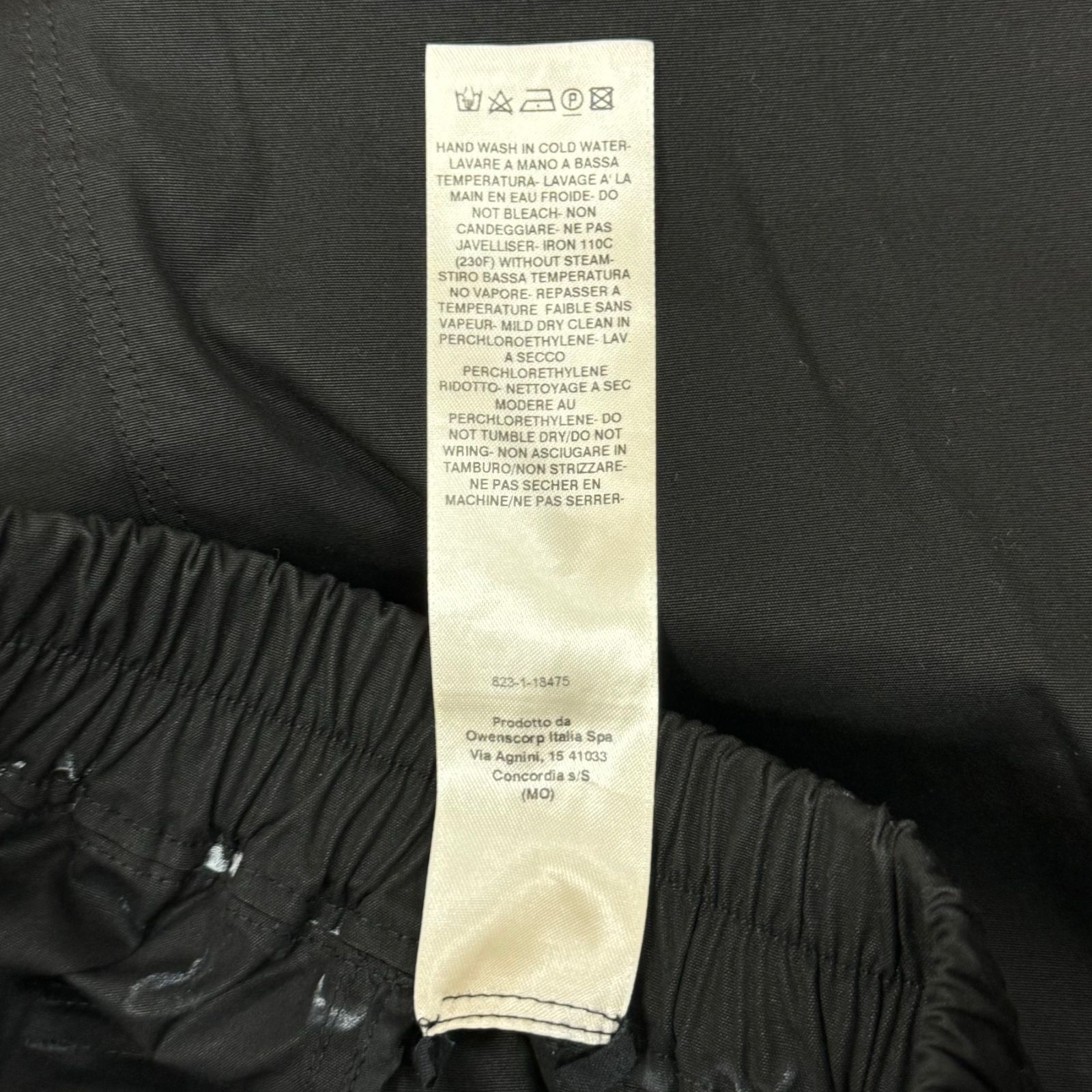 19ss Rick Owens サルエル ショーツ イージー パンツ 刺繍 48 19ss Rick Owens サルエル ショーツ イージー パンツ 刺繍 48