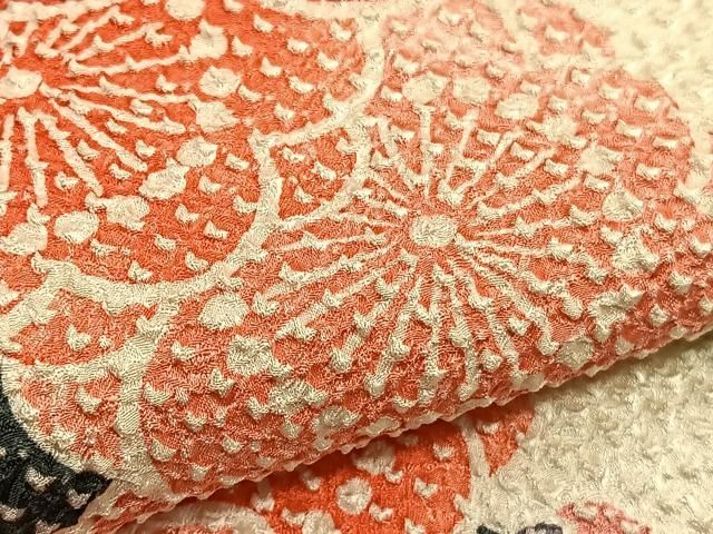 平和屋着物○豪華振袖 総絞り 源氏車松竹菊文 正絹 逸品 BAAT6748hv