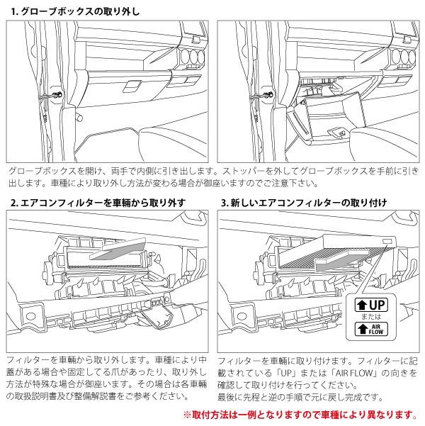 ニッサン車用エアコンフィルター スタンダードタイプ (白) キューブ Z11系 - メルカリ