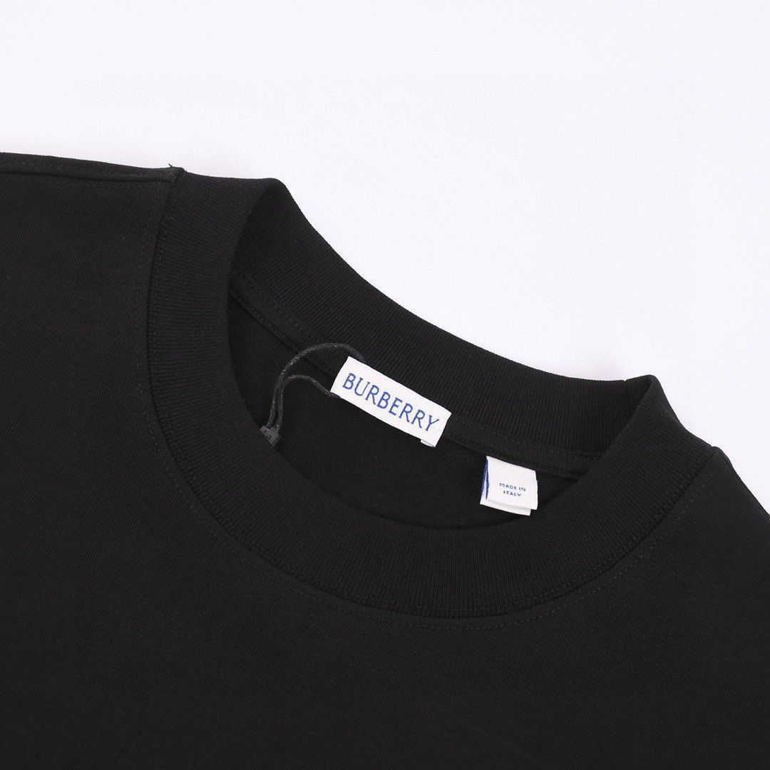 今日特価】Burberry 25ss エクエストリアンナイト立体刺繍半袖-1