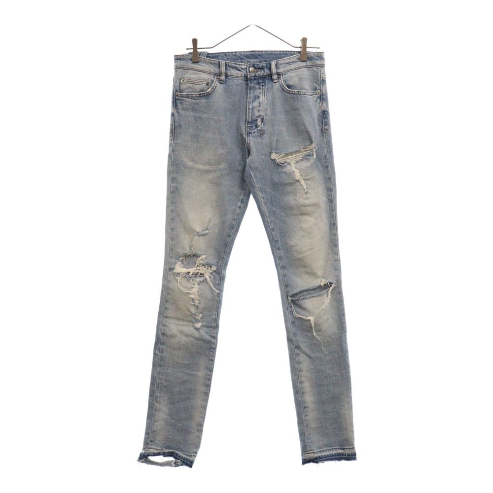 PURPLE BRAND ダメージスキニーデニム　29 Purple Brand スキニーデニム ジーンズ 29 - メルカリ