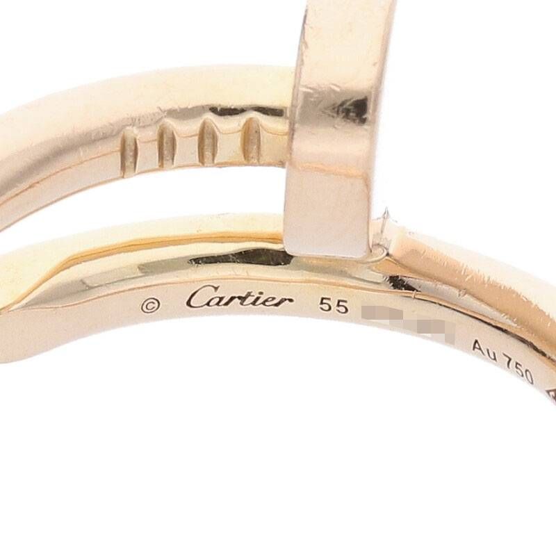 カルティエ JUSTE UN CLOU RING K18PGジュストアンクルリング メンズ 15号